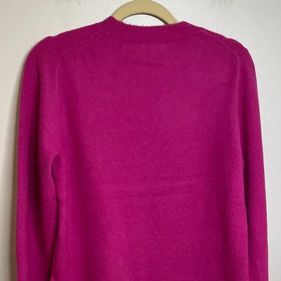 J Crew Crewneck sweater in extra-soft yarn Size M In Purple Sapphire - Picture 3 of 6